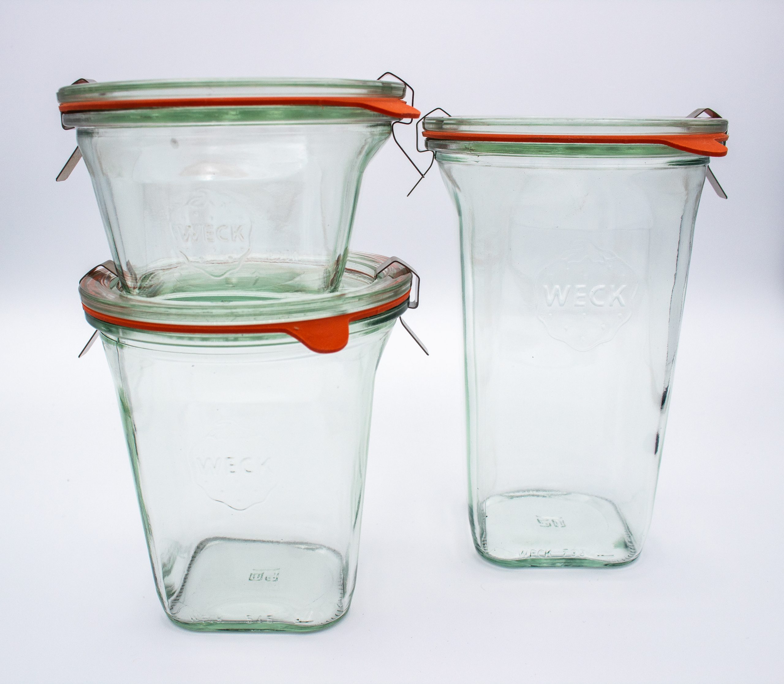 768 - Small Quadro Jar (Set of 6) - Weck Jars